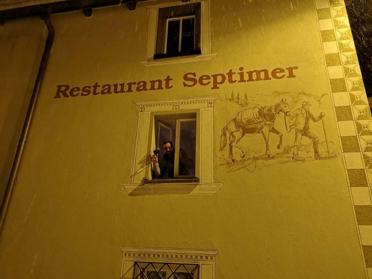 Ferienhaus Septimer بيفيو المظهر الخارجي الصورة